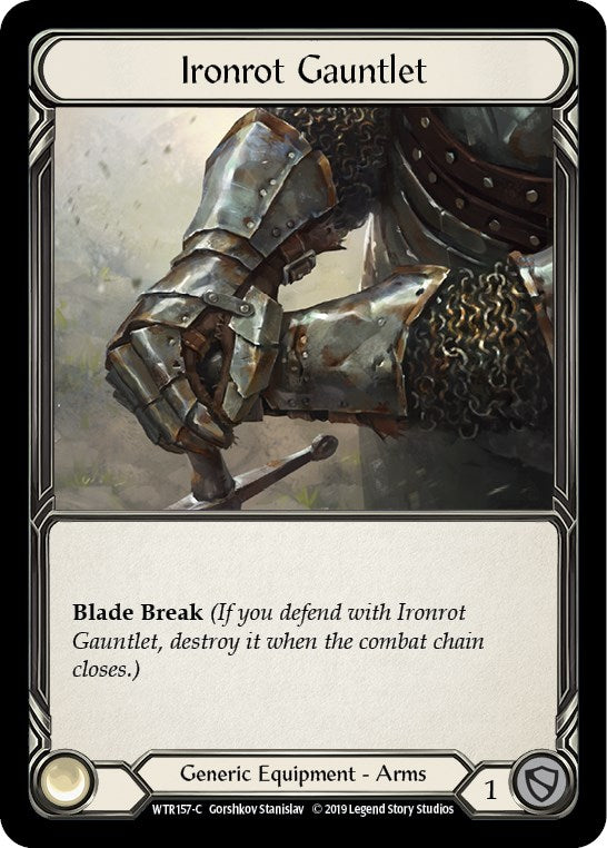 Ironrot Gauntlet [WTR157] [Welcome to Rathe] Unlimited Edition Normal