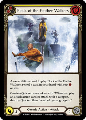 Flock of the Feather Walkers (Yellow) [WTR183] [Welcome to Rathe] Unlimited Edition Rainbow Foil