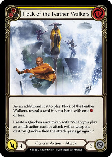 Flock of the Feather Walkers (Yellow) [WTR183] [Welcome to Rathe] Unlimited Edition Rainbow Foil