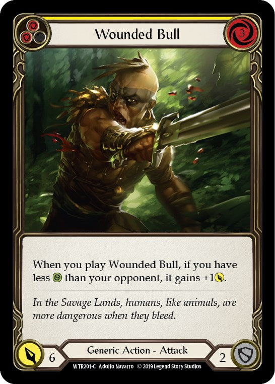 Wounded Bull (Yellow) [WTR201] [Welcome to Rathe] 1st Edition Normal