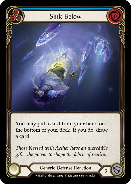 Sink Below (Blue) [WTR217] [Welcome to Rathe] Unlimited Edition Rainbow Foil