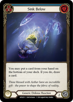 Sink Below (Blue) [WTR217] [Welcome to Rathe] Unlimited Edition Rainbow Foil