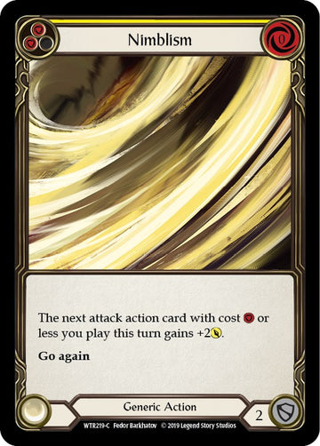 Nimblism (Yellow) [WTR219] [Welcome to Rathe] 1st Edition Normal