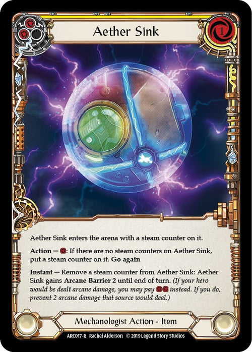 Aether Sink [ARC017] [Arcane Rising] 1st Edition Normal