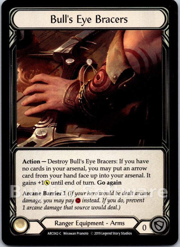 Bull's Eye Bracers [ARC042] [Arcane Rising] 1st Edition Normal