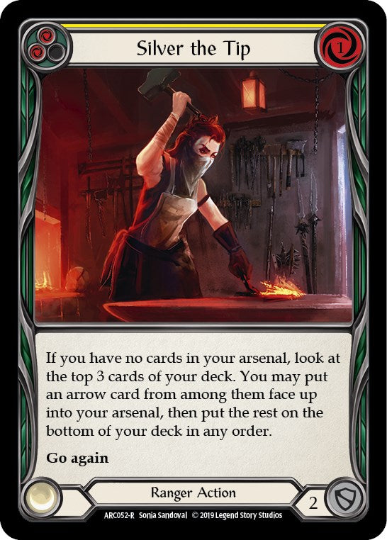 Silver the Tip (Yellow) [ARC052] [Arcane Rising] 1st Edition Normal