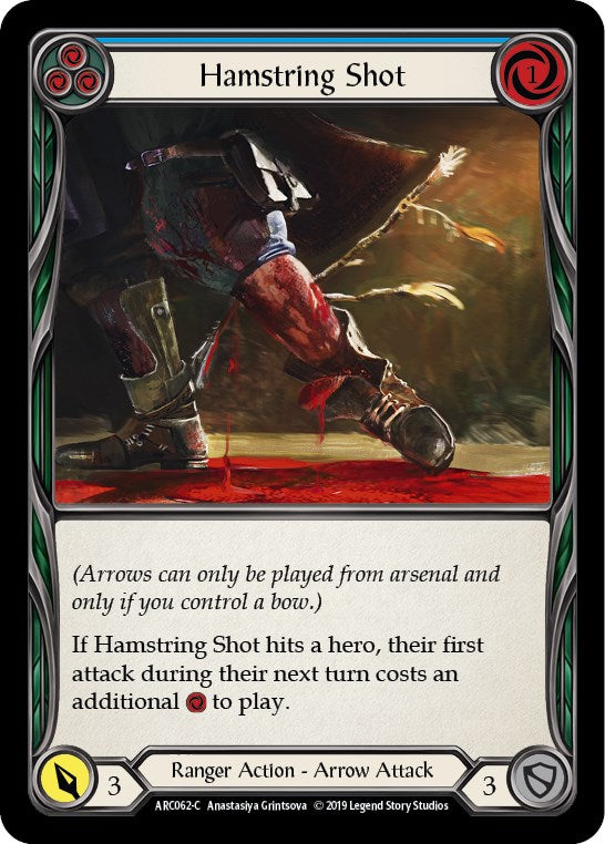 Hamstring Shot (Blue) [ARC062] [Arcane Rising] 1st Edition Normal