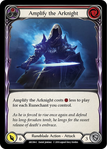Amplify the Arknight (Red) [ARC094] [Arcane Rising] 1st Edition Normal