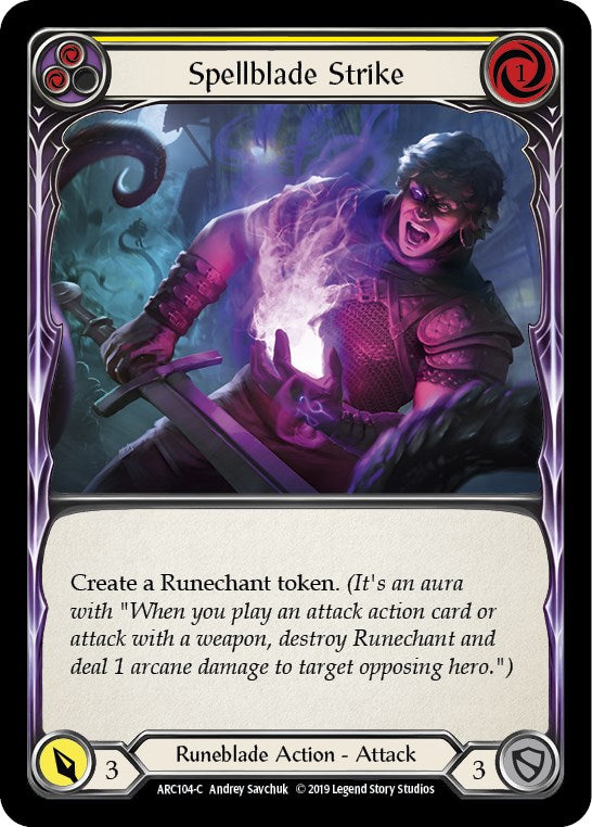 Spellblade Strike (Yellow)