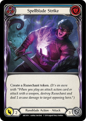 Spellblade Strike (Blue) [ARC105] [Arcane Rising] 1st Edition Normal