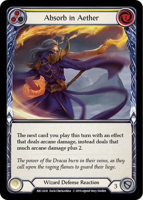 Absorb in Aether (Yellow) [ARC124] [Arcane Rising] 1st Edition Normal