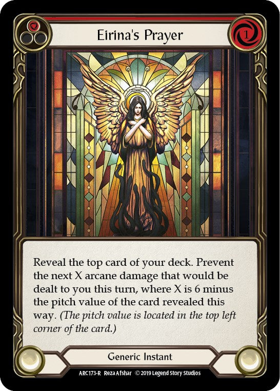 Eirina's Prayer (Red) [ARC173] [Arcane Rising] 1st Edition Normal