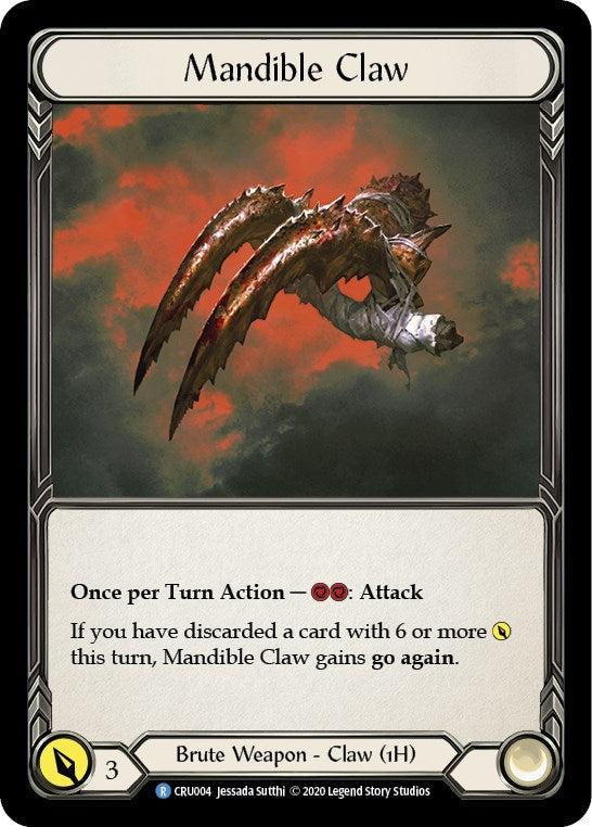 Mandible Claw [CRU004] [Crucible of War] Unlimited Edition Normal