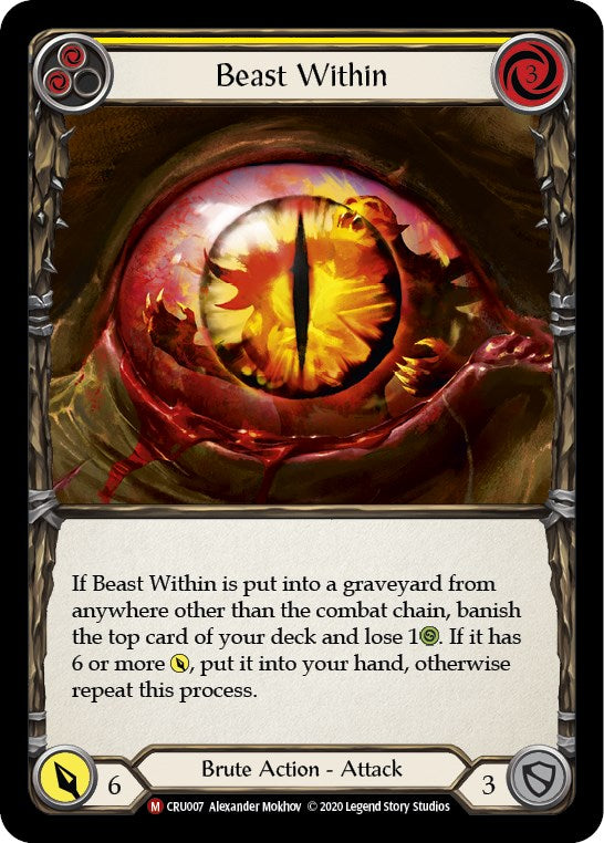 Beast Within [CRU007] [Crucible of War] Unlimited Edition Normal