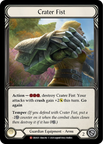 Crater Fist [CRU025] [Crucible of War] Unlimited Edition Rainbow Foil