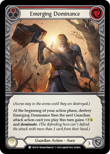 Emerging Dominance (Red) [CRU038] [Crucible of War] Unlimited Edition Normal