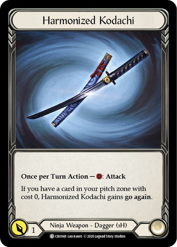 Harmonized Kodachi [CRU048] [Crucible of War] Unlimited Edition Normal