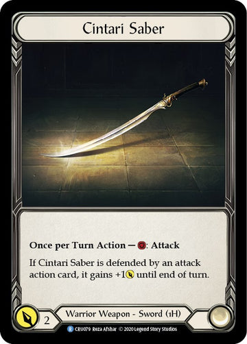 Cintari Saber [CRU079] [Crucible of War] Unlimited Edition Rainbow Foil