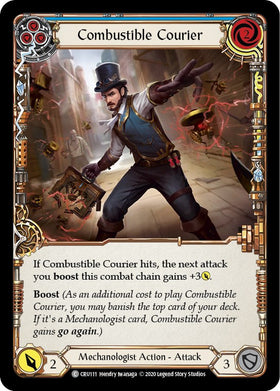 Combustible Courier (Blue) [CRU111] [Crucible of War] Unlimited Edition Normal