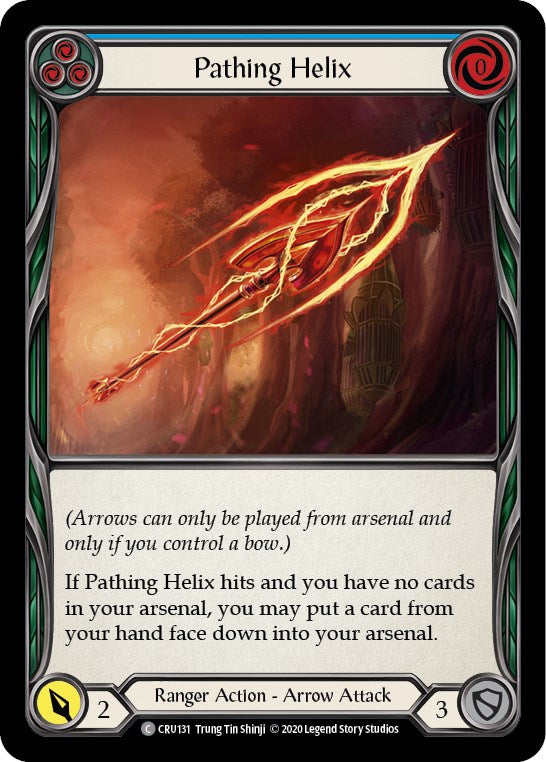 Pathing Helix (Blue) [CRU131] [Crucible of War] 1st Edition Rainbow Foil