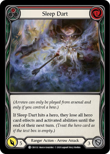 Sleep Dart (Red) [CRU132] [Crucible of War] Unlimited Edition Normal