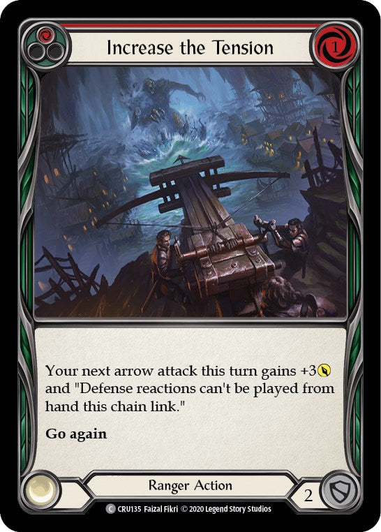 Increase the Tension (Red) [CRU135] [Crucible of War] Unlimited Edition Rainbow Foil