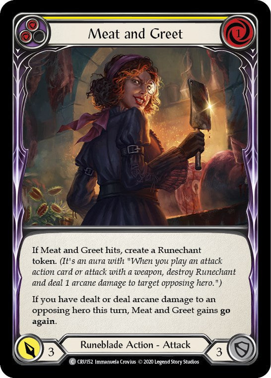 Meat and Greet (Yellow) [CRU152] [Crucible of War] Unlimited Edition Normal