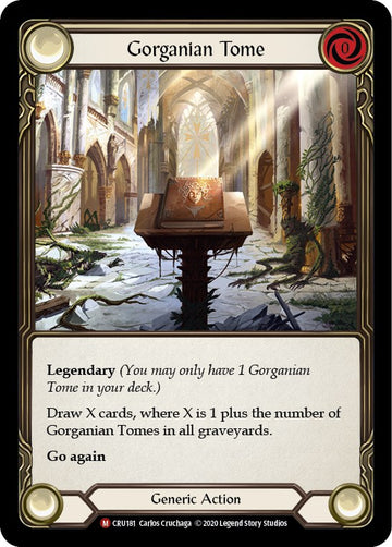 Gorganian Tome [CRU181] [Crucible of War] Unlimited Edition Normal