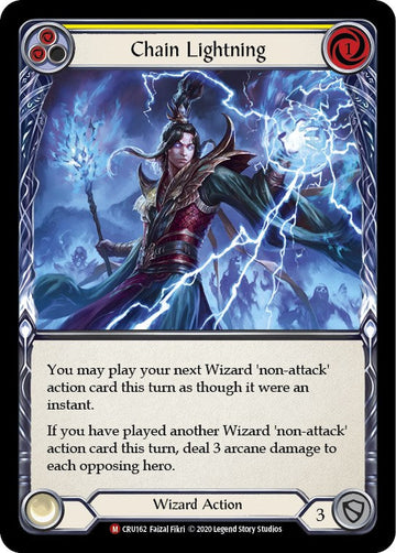 Chain Lightning [CRU162] [Crucible of War] Unlimited Edition Rainbow Foil