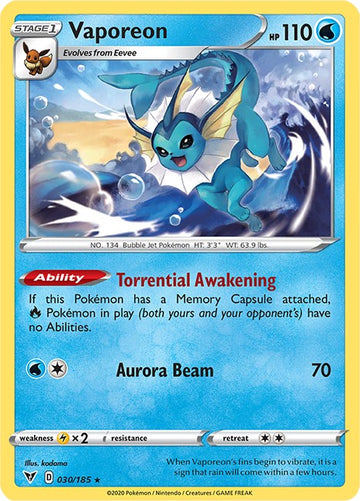 Vaporeon [030/185] [Vivid Voltage]