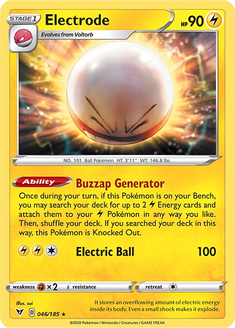 Electrode [046/185] [Vivid Voltage] Holofoil