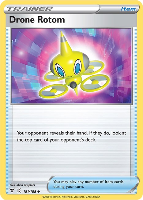 Drone Rotom [151/185] [Vivid Voltage] Reverse Holofoil