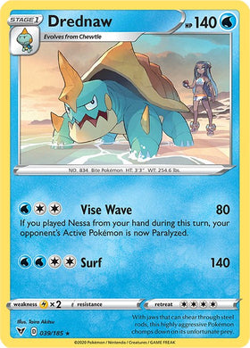 Drednaw (Cracked Ice Holo) [039/185] [Vivid Voltage] Holofoil