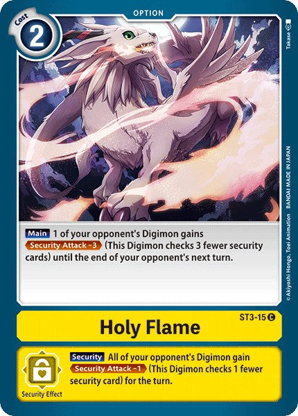 Holy Flame [ST3-015] [Starter Deck 03: Heaven's Yellow]
