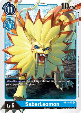 SaberLeomon [BT1-043] [Release Special Booster 1.0]