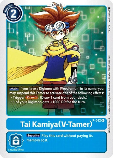 Tai Kamiya (V-Tamer) [P-012] [Digimon Promotion Cards] Foil
