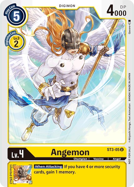 Angemon (Tamer Party Promo) [ST3-05] [Starter Deck 03: Heaven's Yellow]