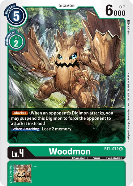 Woodmon [BT1-072 U] [Release Special Booster 1.0]