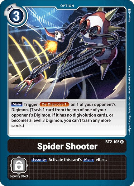 Spider Shooter [BT2-105] [Release Special Booster 1.0]
