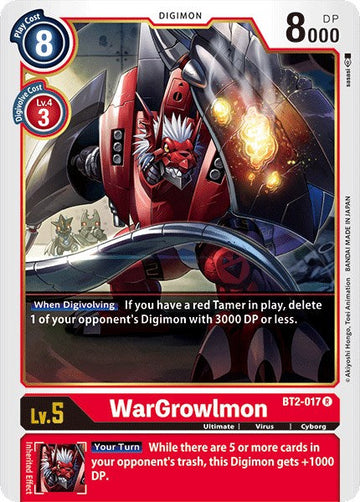WarGrowlmon [BT2-017 R] [Release Special Booster 1.0]