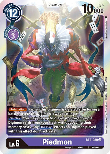 Piedmon [BT2-080] [Release Special Booster 1.0] Foil