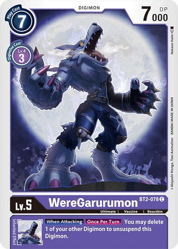 WereGarurumon - BT2-078 [BT2-078 C] [Release Special Booster 1.0]