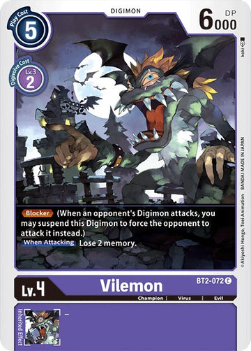 Vilemon [BT2-072] [Release Special Booster 1.0]