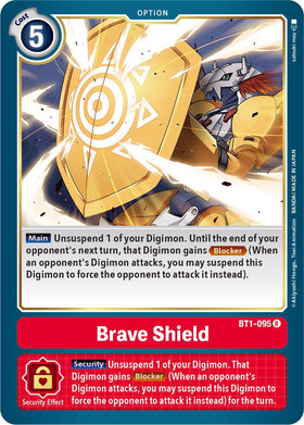 Brave Shield [BT1-095] [Release Special Booster 1.5]