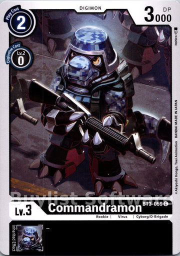 Commandramon [BT3-059] [Release Special Booster 1.5]