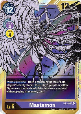 Mastemon (Alternate Art) [BT3-090] [Release Special Booster 1.5] Foil
