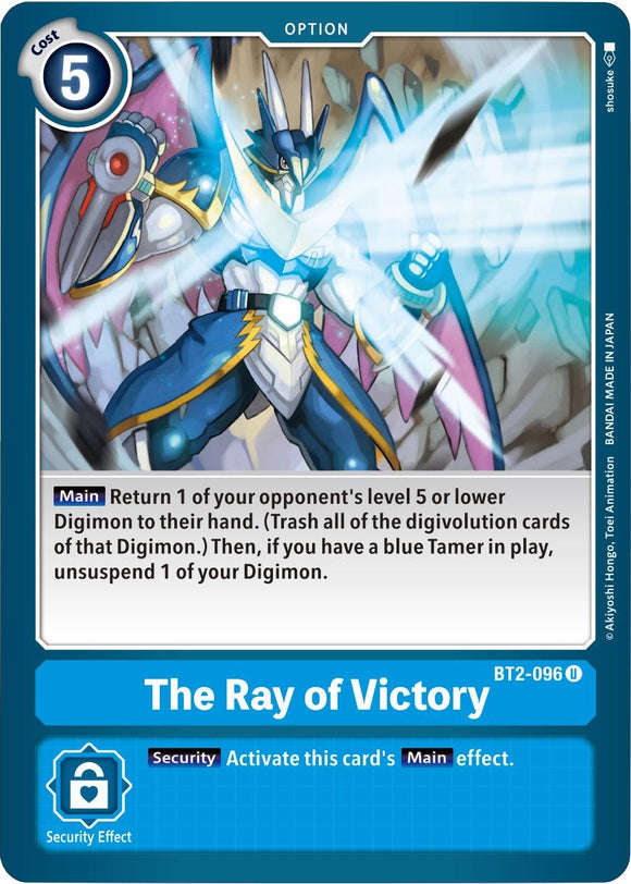 The Ray of Victory [BT2-096] [Release Special Booster 1.5]