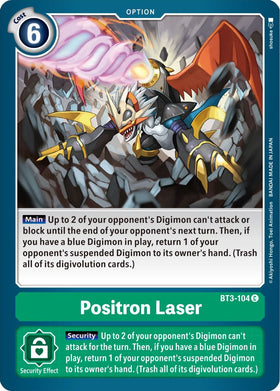 Positron Laser [BT3-104] [Release Special Booster 1.5]
