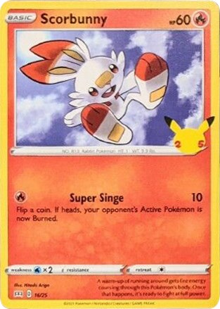 Scorbunny [016/025] [McDonald's Promos 2021] Holofoil