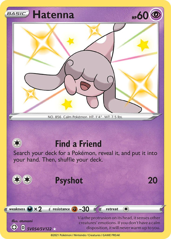Hatenna [SV054/SV122] [Shining Fates: Shiny Vault] Holofoil